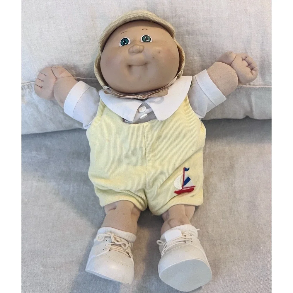 Vintage 1983 Cabbage Patch Kids Xavier Roberts Signed Baby Dolls Lot of 3 Coleco